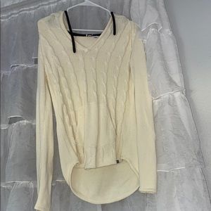 Roxy sweater with hood